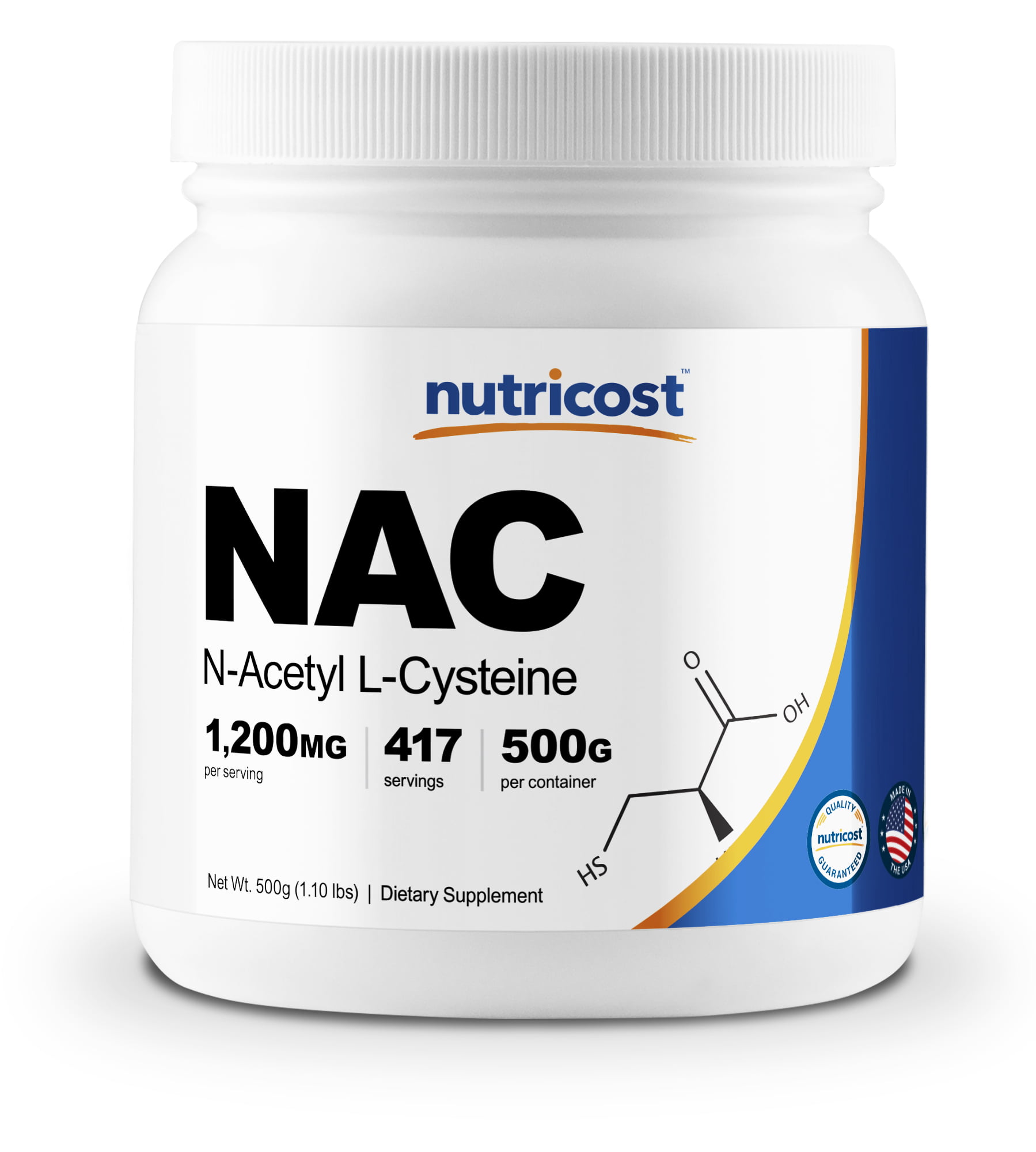 nac powder cysteine acetyl nutricost