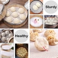 thumbnail image 5 of Non Stick Silicone Steamer Liners Mesh Mat Pad Silicone Steamer Mat Reusable Steamed Dim Sum Dumplings Baking Pastry, 5 of 5