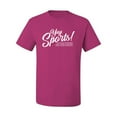 thumbnail image 2 of Wild Bobby, Yay Sports Do the Things Get the Points Father's Day Men's Tee, Fuschia, 4X-Large, 2 of 6