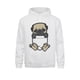 thumbnail image 3 of Sudadera con capucha de bolsillo con diseño de patas de pug, para amantes de los perros, para hombres y mujeres, regalo, para motociclistas, ropa gótica, 3 of 5