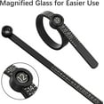 thumbnail image 3 of GHSDFBB Ring Sizer Measuring Tool Reusable Finger Size Gauge Jewelry Sizing Tool 1-17 USA Rings Size (Black), 3 of 6