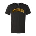 thumbnail image 2 of Wild Bobby Pittsburgh PIT American Football Cities | Classic Varsity College Style Fantasy Fan, Trendy Team Streetwear Sports Mens Premium Tri Blend T-Shirt, 2 of 6