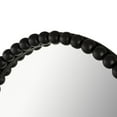 thumbnail image 4 of TOV Furniture Baria Round Black Wooden Mirror, 4 of 11