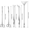 thumbnail image 2 of 5pcs Aquarium Terrarium Set Stainless Steel Aquascaping Set Aquarium Container Water Plant Tweezers, 2 of 4