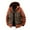 Vermilion, variant on Winter Coats Men Windproof Warm Lining Cargo Outdoor Jackets Mens Work Wear Hooded Pocket Detail for Fishing, Hunting and Tactical Outdoor Use, Vermilion, L
