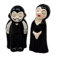 thumbnail image 4 of Ebros Dracula Vampire Love At First Bite Ceramic Salt Pepper Shakers Set 4"H, 4 of 5