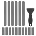 thumbnail image 1 of Uxcell 36 PCS Pegatinas Antideslizantes para Ducha Gris Pegatinas Antideslizantes para Bañera para Seguridad, 1 of 1