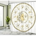 thumbnail image 5 of Ambesonne Astrology Shower Curtain, Horoscope Positions, 69"Wx70"L, Yellow Beige, 5 of 5