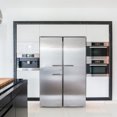 thumbnail image 4 of RUNROTOO 2Pcs Fridge Handle Covering Cotton Grey Anti-static Fingerprint Resistant Kitchen Use, 4 of 8