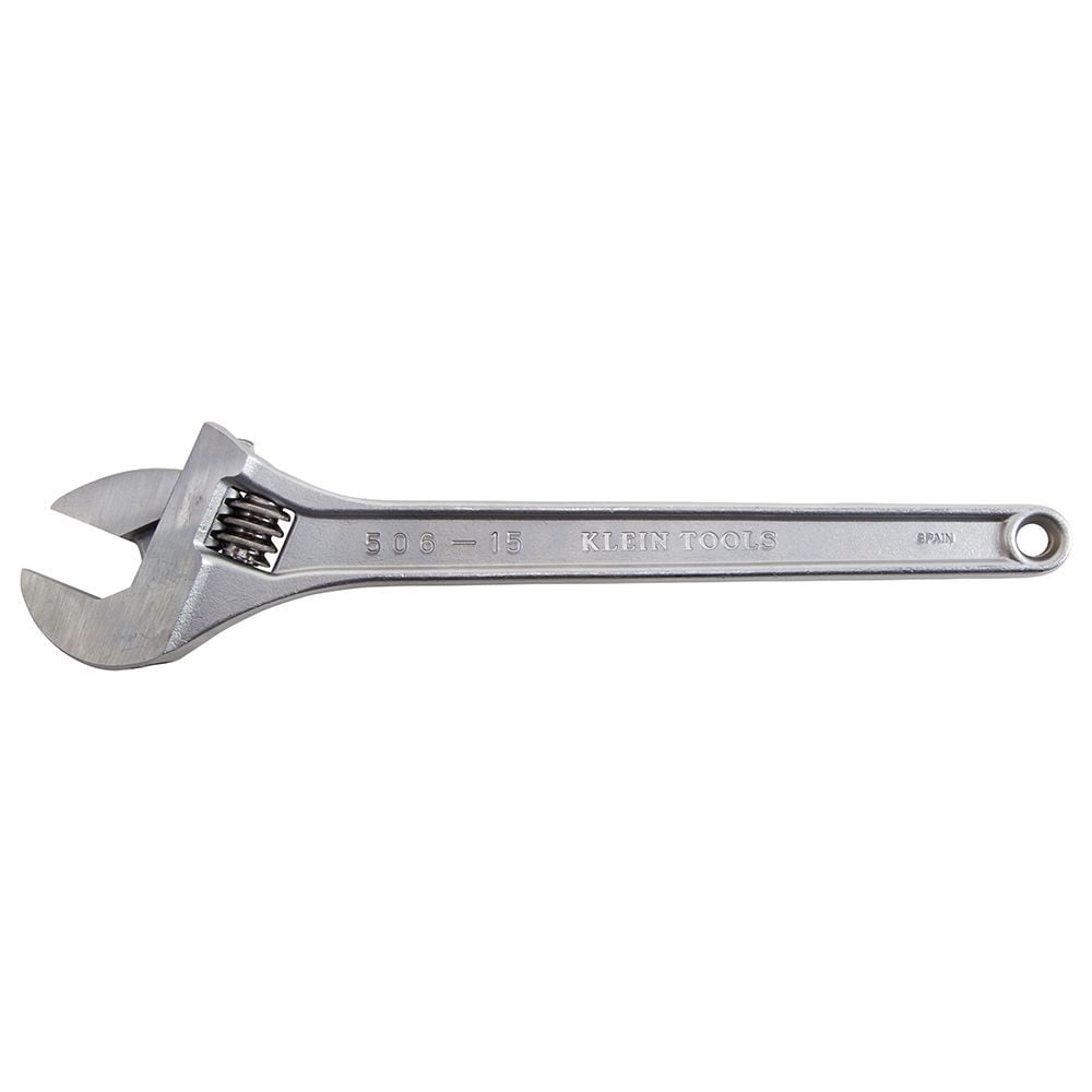 Klein Tools 506-15 15 in. Adjustable Wrench Standard Capacity