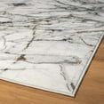 thumbnail image 4 of Luxe Weavers Marble Abstract Gray 2x7 Area Rug for Bedroom and Living Room, 4 of 8