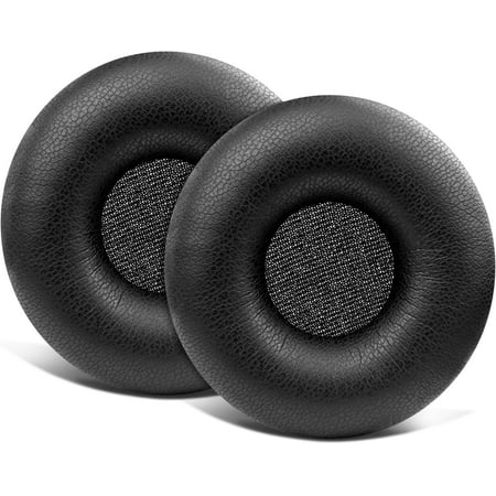 SOULWIT 50mm Ear Pads Cushions Replacement for Jabra Pro 9400/9450/9460/9465/9470/920/925/929/930/935 Headset, Earpads for Jabra Biz 620/1100/1500/1900/2400/2400II/GN2000/UC Voice 550/750 - Black