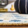 thumbnail image 4 of SAFAVIEH Aspen Joshua Geometric Area Rug, Navy/Yellow, 5' x 5' Square, 4 of 8
