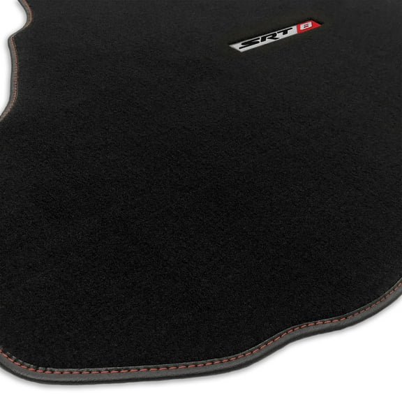 Lloyd Mats LogoMat Custom-Fit Carpet Trunk Mat for 2008-2010 Dodge Challenger w/o Subwoofer, Charcoal