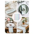 thumbnail image 4 of Blue Pink Plaid Cloth Napkins Washable Set of 6, Pastel Green White Buffalo Patchwork Reusable Dinner Table Napkins Cloth Bulk for Weddings Kitchen Restaurants Hotel Events Parties 20 x 20 Inch, 4 of 9