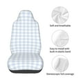 thumbnail image 4 of Yiaed Blue Checkboard Print Car Seat Covers,Universal Auto Seats Protector Fits for Car,SUV Sedan,Truck,Automotive Seat Covers & Accessories, 4 of 5