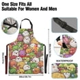 thumbnail image 3 of Fun Cartoon Fruit Chef Kitchen Apron with Pockets for Women Waterproof Aprons for Cooking Baking, 3 of 7