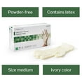thumbnail image 3 of McKesson Latex Exam Glove, Powder-Free Disposable Medical Gloves - Size Medium, 100 Count, 10 Boxes, 1000 Total, 3 of 11