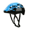 thumbnail image 1 of Casco de seguridad para ciclismo de espuma transpirable con cierre de velcro ajustable, color azul, 1 of 11