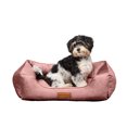 thumbnail image 4 of Modern Threads Medium Luxury Velvet Tufted-Style Dog Bed, Rosewood, 4 of 5