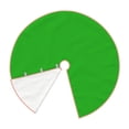 thumbnail image 3 of Bingfone Christmas Tree Skirt Mat Christmas Decoration Interior 36"-Green, 3 of 8