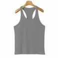 thumbnail image 6 of BVOFAR Men's Gym Workout Tank Tops Slim Fit Bodybuilding Tees Sleeveless Undershirts Body Shaper Sports A-Shirts Gray—Tank Tops XXXL, 6 of 6