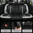 thumbnail image 5 of Tuqiang Car Seat Covers Waterproof for Chevrolet for Camaro 2015-Present Airbag Optimized Car Seat Covers Full Set with Temperature Regulation Technology Gray, 5 of 8