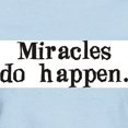thumbnail image 3 of CafePress - Miracles White T Shirt - Women's Classic T-Shirt, 3 of 4