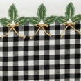 thumbnail image 4 of Saro Lifestyle Buffalo Plaid Holly Design Table Runner, 4 of 5