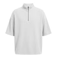 thumbnail image 4 of Guluxicc Men's Corduroy Shirts Quarter Zip Short Sleeve Shirts for Everyday Wear Summer Casual Outfits, 4 of 4