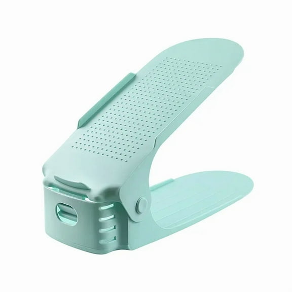 10Pcs Shoe Stacker Adjustable Shoe Slots Organizer Shoes Slots Space Saver Double Deck Rack Holder For Closet Organization