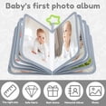 thumbnail image 3 of Baby's My Firsts Family Album Soft Cloth Baby Photo Book Baby Memory Album Holds 17 Pcs 4 x 6 in Pictures Present for Newborn Toddler Kid Boy Girl, 3 of 11