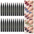 thumbnail image 5 of 24 Color 3D Nail Art Pens Set, Tkrady Nail Polish Pens Nail Point Graffiti Dotting Pen Drawing Painting Liner Brush for DIY Nail Art Beauty Adorn Manicure Tools, 5 of 5