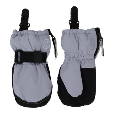 Calikids Waterproof Winter Mittens with Cuff Clips - Lavender (Baby)