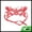 Red Pattern 2, variant on Unique Bargains 1 Box Elegant Lace Half Face Party Mask White Pattern 4