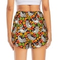 thumbnail image 4 of Haiem Sloth on the Branch Women's 2 in 1 Running Shorts - Lightweight Athletic Workout Gym Yoga Breathable Sports Shorts Liner with Phone Pockets-Large, 4 of 9