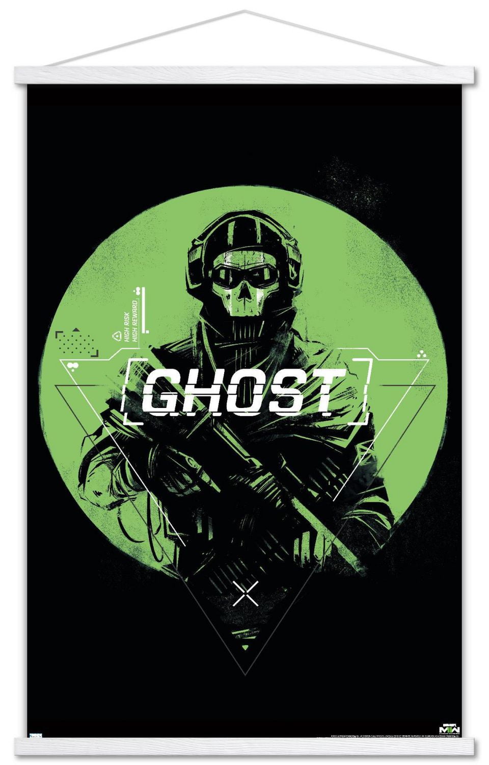 Call of Duty: Modern Warfare 2 - Ghost Emblem Wall Poster