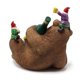 thumbnail image 3 of Charming Synthetic Resin Bear Eating Gnomes Statue, Outdoor Garden Decor, Weather-Resistant Resin, Perfect For Garden Landscape Decoration, 3 of 5
