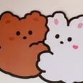 thumbnail image 5 of Alfombrilla De Ratón Alfombrilla De Ratón Animal Alfombrilla De Ratón De Oso Alfombrilla De Ratón De Dibujos Animados Alfombrilla De Ratón De Dibujos Animados Lindo ANGGREK Abrazo Oso Conejo, 5 of 5