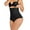 Black, variant on DODOING Women's Body Shaper Waist Cincher Weight Loss Firm Control Hot Sweat BodyShaper Slimming Shapewear Beige/Black
