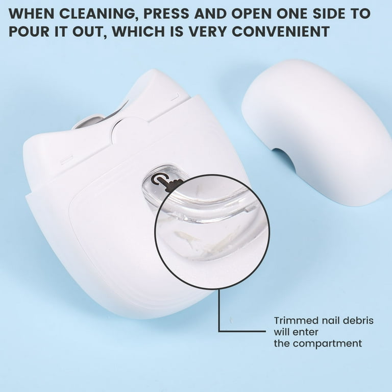 1 electric nail clipper, automatic suction after cutting .German electric nail  clipper full-automatic Nail clipper nail sharpener for the elderly and  infants