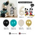thumbnail image 1 of Juego de 115 globos infantiles de Mickey Mouse con temática de dibujos animados, decoración de ambientes para fiestas de cumpleaños, suministros para globos, 1 of 4