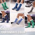 thumbnail image 2 of Mens Fuzzy Slipper Socks Animal Thick Cosy Warm Soft Fleece lined Thermal Winter Non Slip Home Socks, 2 of 6
