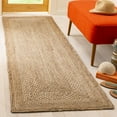 thumbnail image 2 of SAFAVIEH Natural Fiber Leo Geometric Braided Jute Area Rug, Natural/Ivory, 8' x 10', 2 of 9
