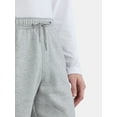 thumbnail image 4 of Athletic Works Men’s and Big Men’s Fleece Shorts, Size S-5XL, 4 of 5
