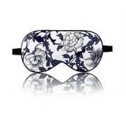 Natural Silk Sleeping Mask with Adjustable Strap Supersmooth Eye Mask
