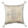 thumbnail image 3 of MDR Trading Inc. AB-41-BANJARA-709-24 Blue And Yellow With Tassels Square Printed Cushion, 3 of 3