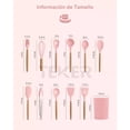 thumbnail image 5 of Set 12 Espátulas Brochas De Silicona Antiadherente Belug Rosa, 5 of 5