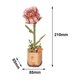 thumbnail image 2 of Minibloques para construir ramos de flores Juegos de construcción de ramos de flores Minibloques de construcción con flores artificiales, rosa rosa, 2 of 4