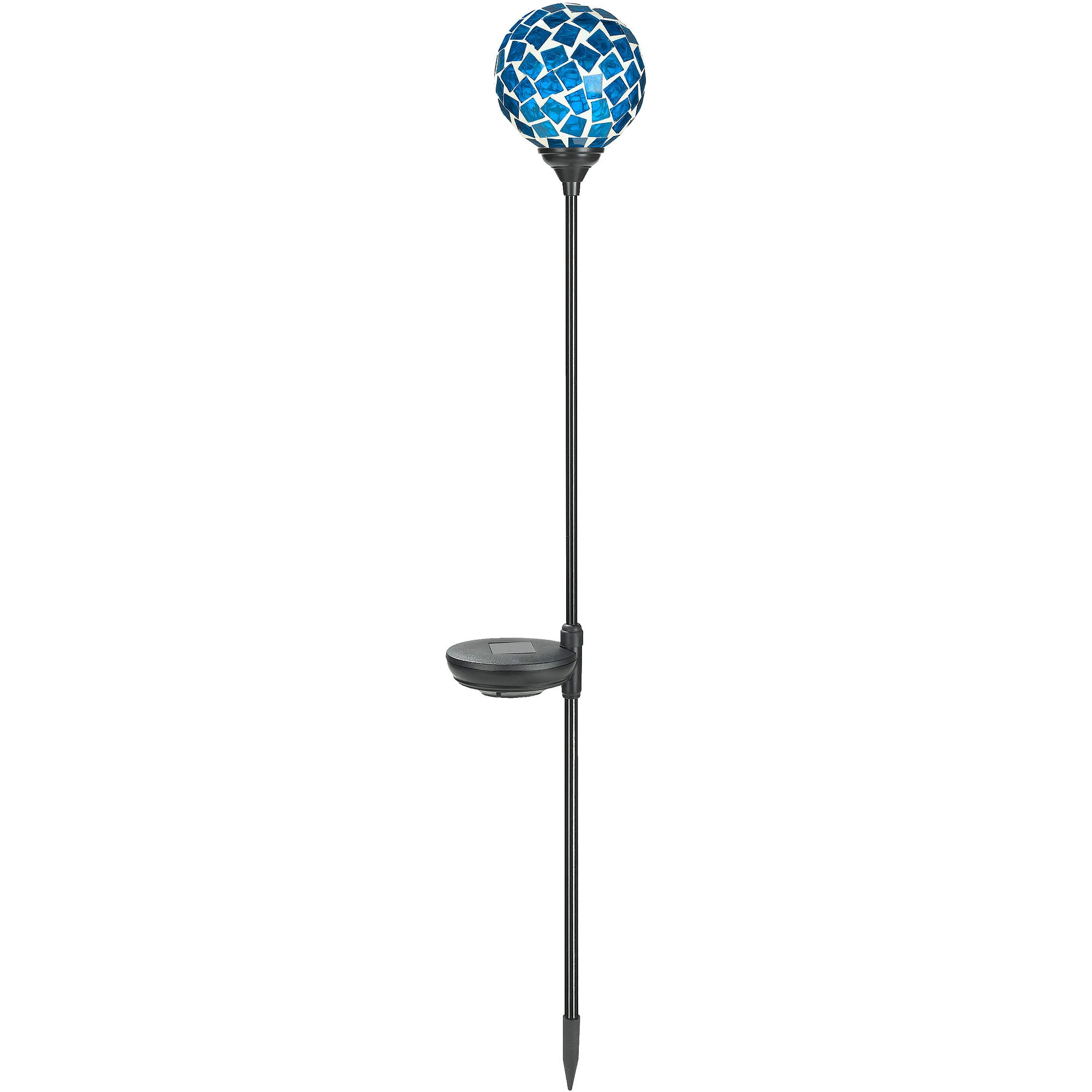 Solar Mosaic Glass Globe Garden Stakes, 3pk by Shenzhen Jiawei Photovoltaic Lighting Co., LTD.